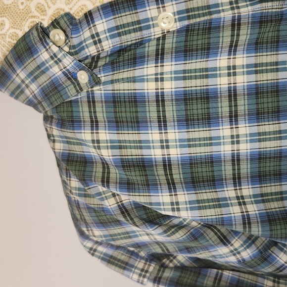 Ralph Lauren Men's Green 100% Cotton Short Sleeve Button Down Blare Shirt Size S - Picture 4 of 14